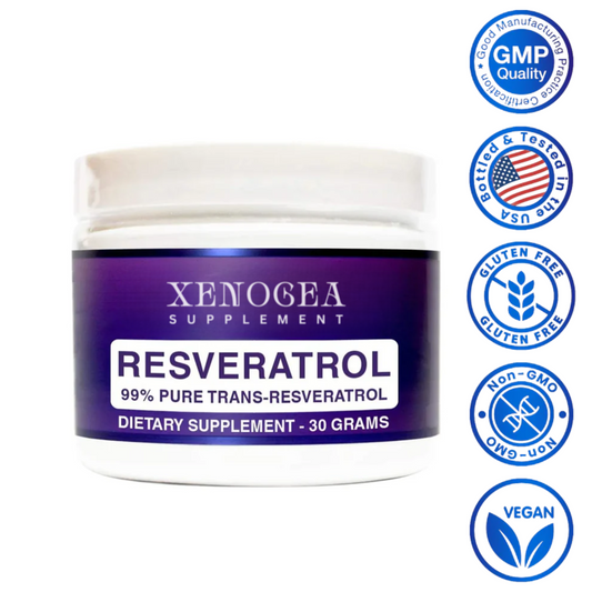 99% Pure Micronized Trans-Resveratrol Powder 1000mg