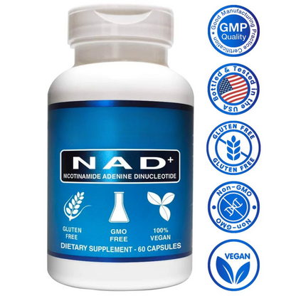 Xenogea NAD+ Nicotinamide Adenine Dinucleotide 250mg (60 Capsules)